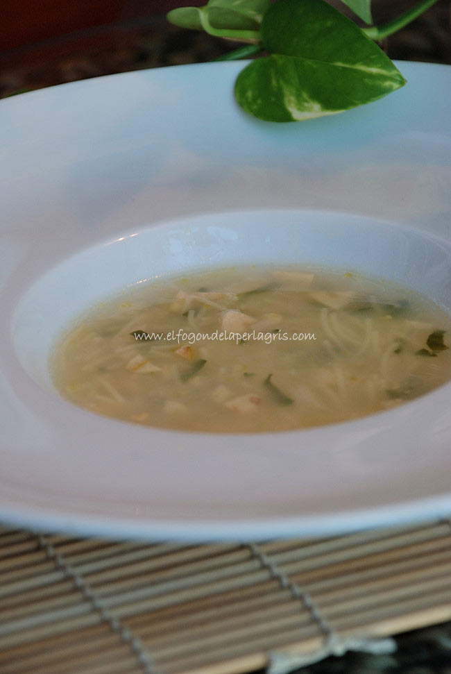 Sopa de coliflor estilo gaditano