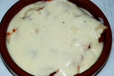 Cubrir con bechamel