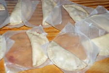 Cerrar las empanadillas