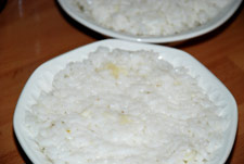 Preparar el arroz