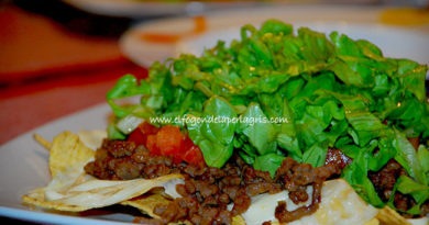 Nachos con carne