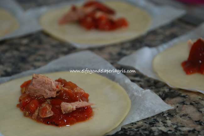 Relleno de las empanadillas 