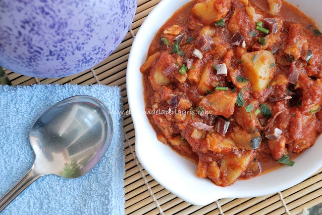 Receta de berenjenas con tomate