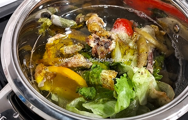 Caldo Casero De Verduras Con Sobras - El Fogón De La Perla Gris